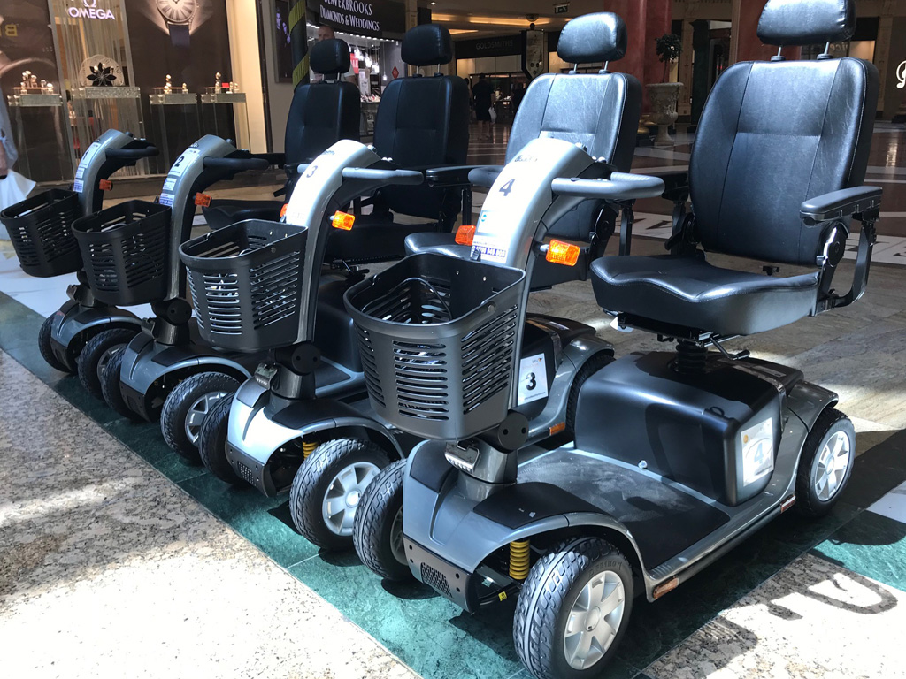 Fleet Mobility Services - a wide range of mobility products - Trafford Centre